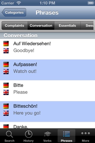 English German Dictionary with pronunciation screenshot 4