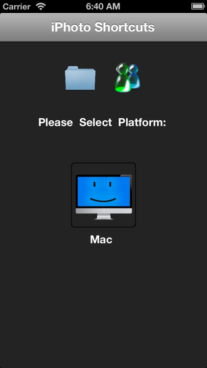 Shortcuts for iPhoto