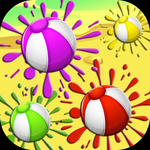 A Along The Ocean Beach Ball Pop iOS App