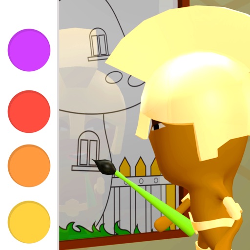 Kids Painting Digital Pad - best children coloring book iOS App