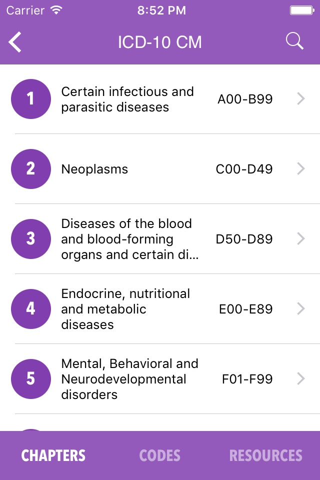 ICD-10 mesasix screenshot 2