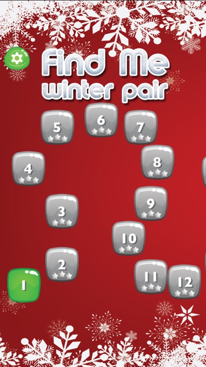 Find Me-Winter Pair Memory game