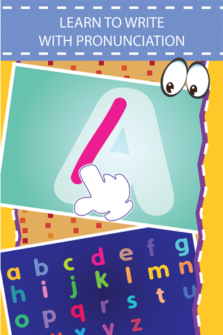 Tracing ABC alphabet - coloring writing preschool games for kid screenshot 2