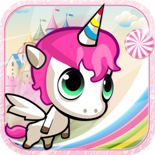 Happy Unicorn Candy Girl: Sugar Blast Mania Jump icon