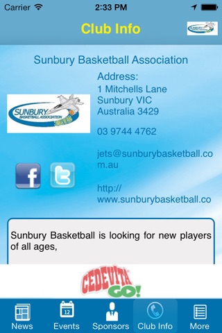 Sunbury Basketball Association screenshot 4