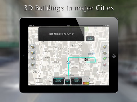 iWay GPS Navigation for iPad - Turn by turn voice guidance with offline mode screenshot 2