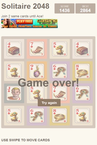 Solitaire 2048 screenshot 3