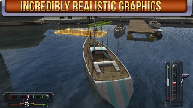 3D Boat Parking Simulator Game - Real Sailing Driving Test R(圖2)-速報App