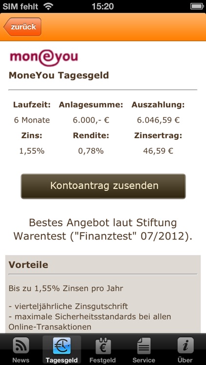 Tagesgeld.info - aktuelle Tages- und Festgeldkonten im Vergleich screenshot-4