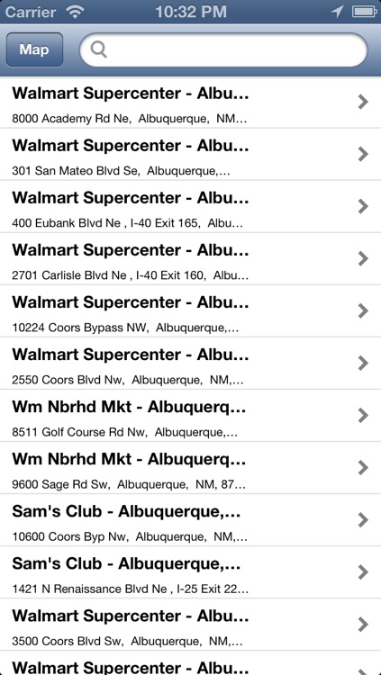 General Store and Overnight Parking Locator Pro - Walmart edition