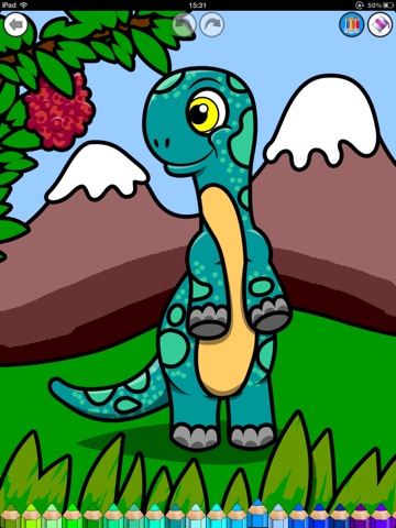 Coloring Board HD - Coloring for kids - Dinosaurs screenshot 4