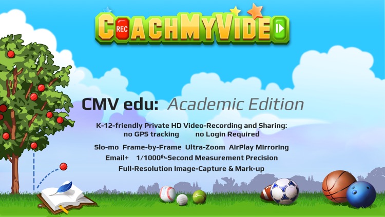 CMV edu Slow-mo Video Analysis: Academic Edition for PE Students & Teachers