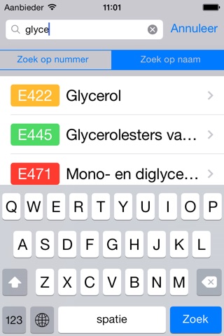 E-nummers (oude versie) screenshot 4