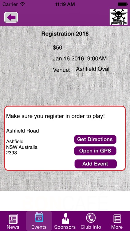 Ashfield Pirates Football Club screenshot-3