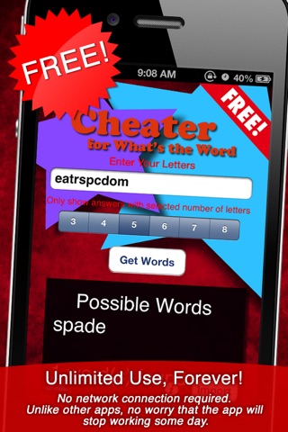 Cheater for What's the Word screenshot 3