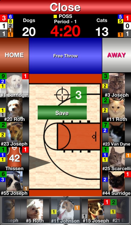 iTouchStats Basketball screenshot-2
