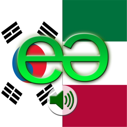 Korean to Italian Voice Talking Translator Phrasebook EchoMobi Travel Speak LITE