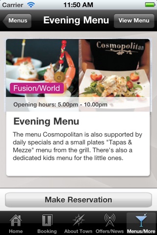 Cosmopolitan Restaurant screenshot 3