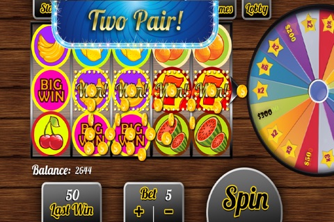 Awesome Jackpot Rich-es of Vegas HD Free - Make it Rain Slots Casino Games screenshot 2