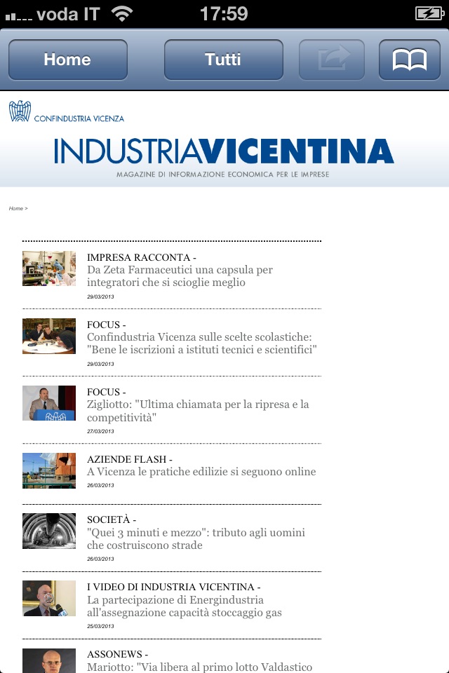 Industria Vicentina - Confindustria Vicenza Magazine screenshot 2
