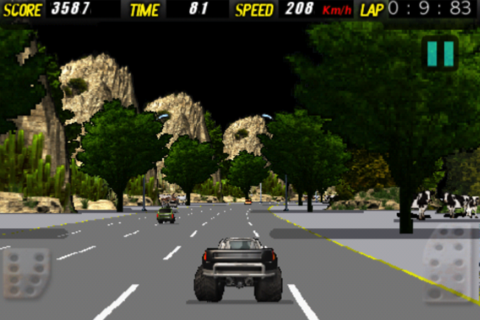 A Super Monster Truck Racing 3D- Free Real Multiplayer Offroad Race Game screenshot 4
