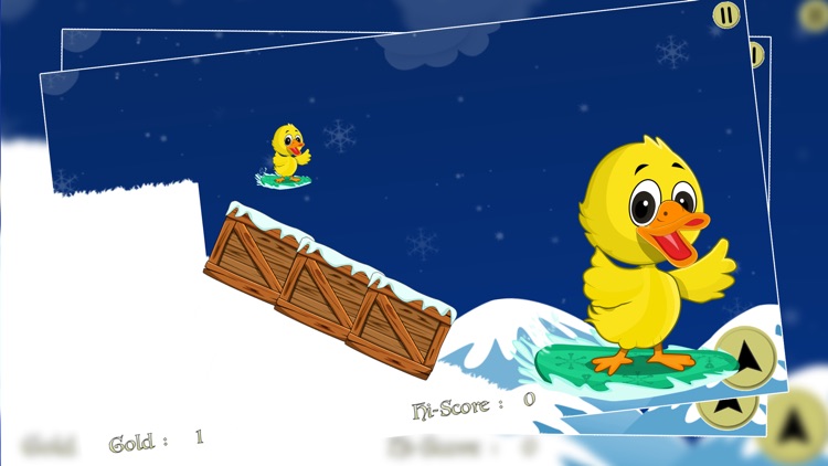 Snowboard Ice Duck : The Winter Cute Animal Fun Fast Race - Free