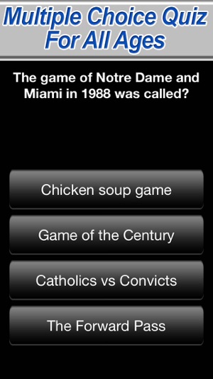 Notre Dame Football Trivia Quiz - Indiana Fighting Irish Int(圖2)-速報App