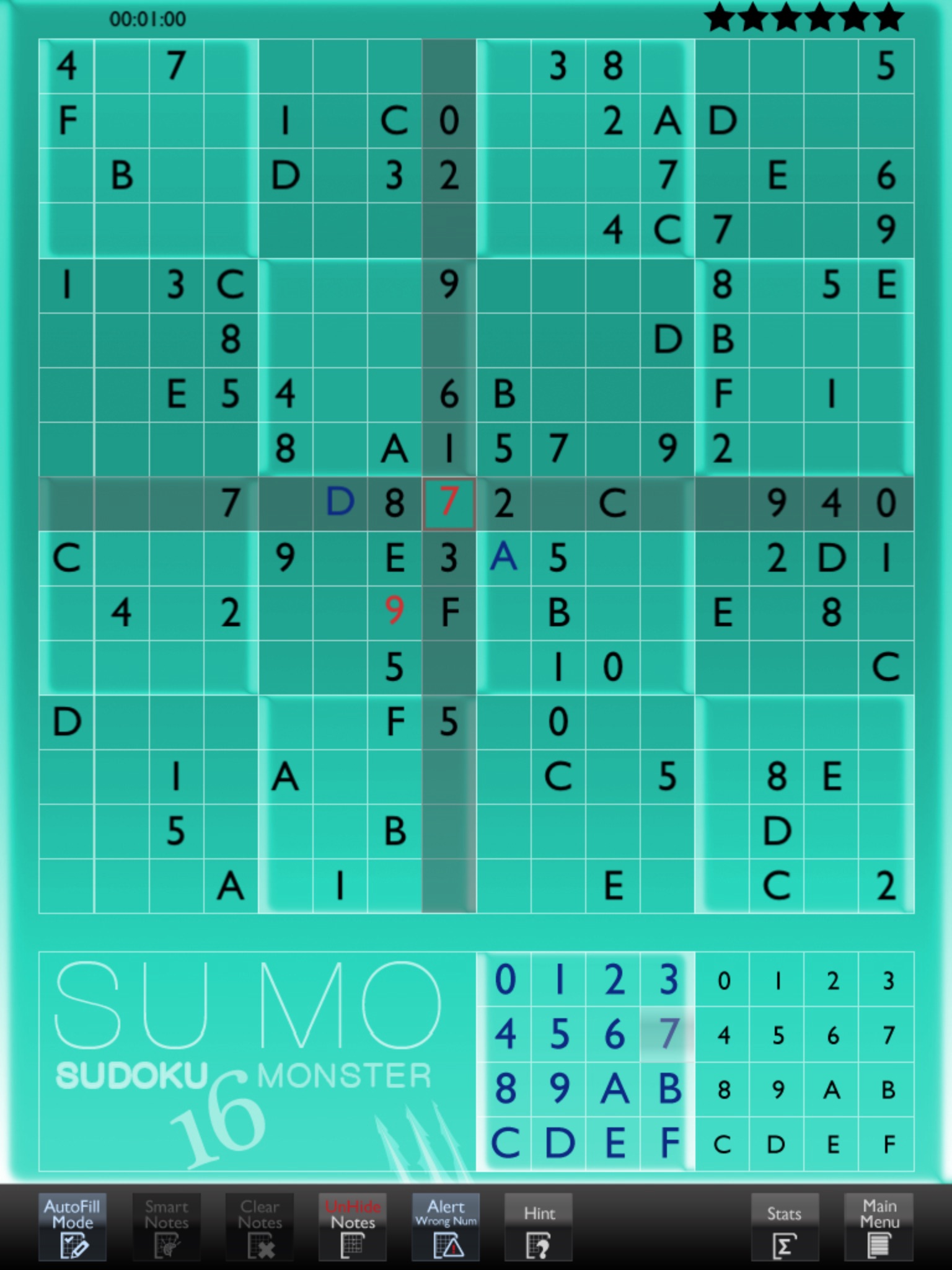 Sudoku 16 Monster screenshot 3