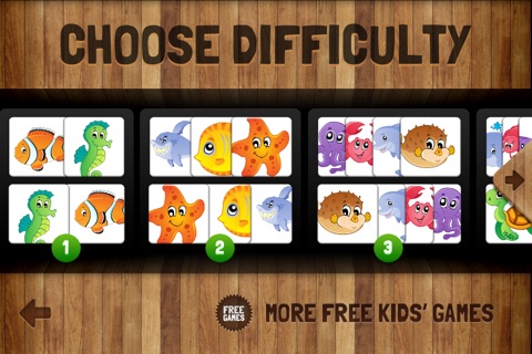 Kids' Puzzles: Pairs Game screenshot 2
