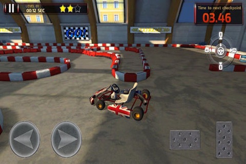 3D Go Kart Parking PRO - Full High Speed Racer Version screenshot 2