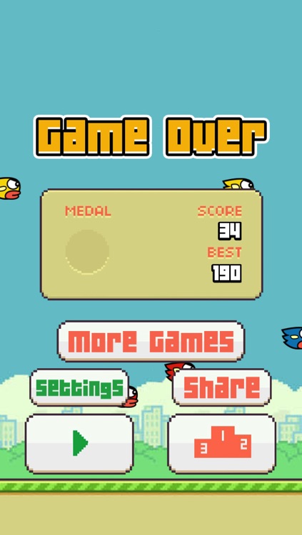 Flappy Punch FREE - The End of a Tiny 2048 Bird screenshot-3