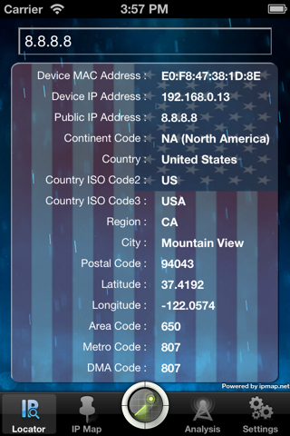 IP Address Locator - Lookup IP from latest Worldwide IP database Utilities