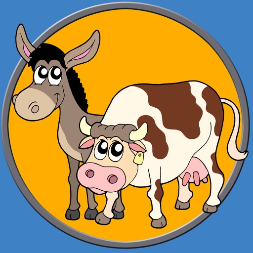 farm animals and my kids - free game icon