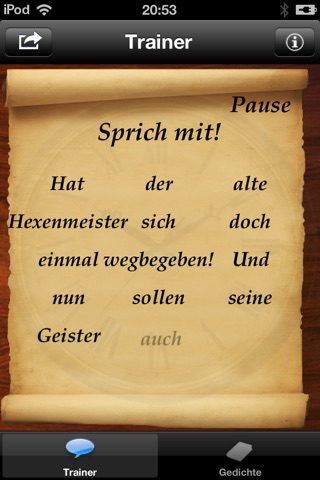 Gedichte Trainer screenshot 3