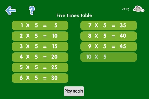 Times Tables: Maths is fun! screenshot 2