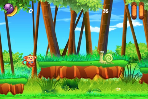 Crazy Monkey Run Featuring Friendly Birds screenshot 2