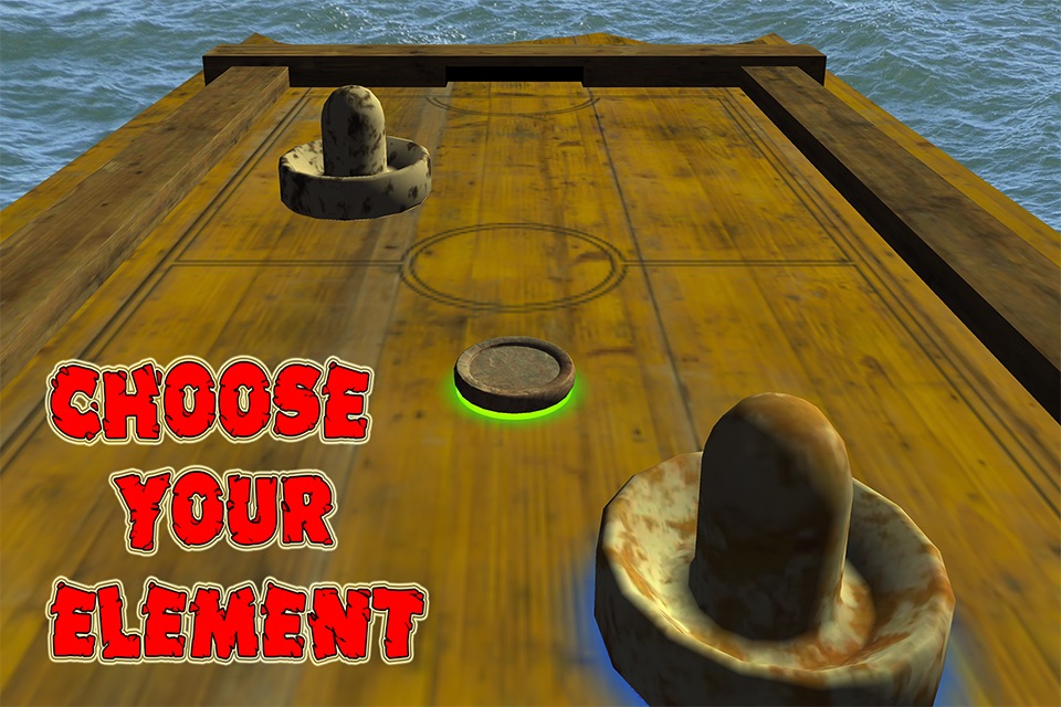 Air Hockey - War of Elements screenshot 2