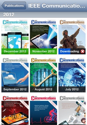 IEEE Communications Society Digital Editions screenshot 2
