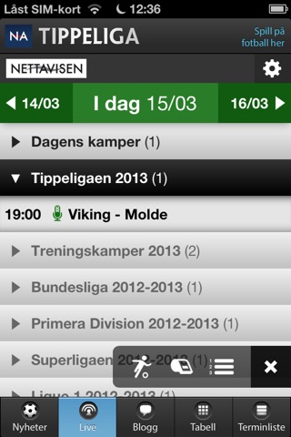 Nettavisen Tippeliga screenshot 2