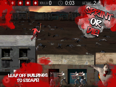 A Zombie Bash and Dash 3D Free Running Survival Game HDのおすすめ画像3