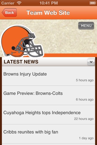 Browns Fan Static screenshot 4