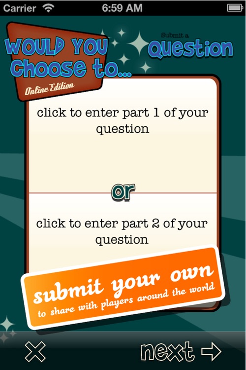 Would You Choose ... Online - A Rather Fun Party Game screenshot-3