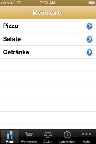 Hallo Pizza Winterthur screenshot 2