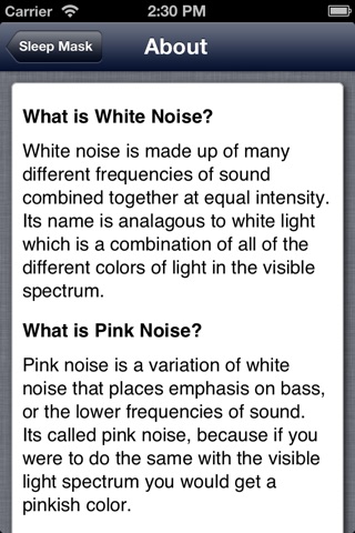 Sleep Mask - White Noise for Sleep and Relaxation screenshot 3