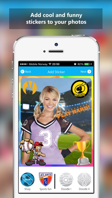 Sportify - Sports photo fun - Free - Sports stickers, sports frames, photo stickers, photo frames