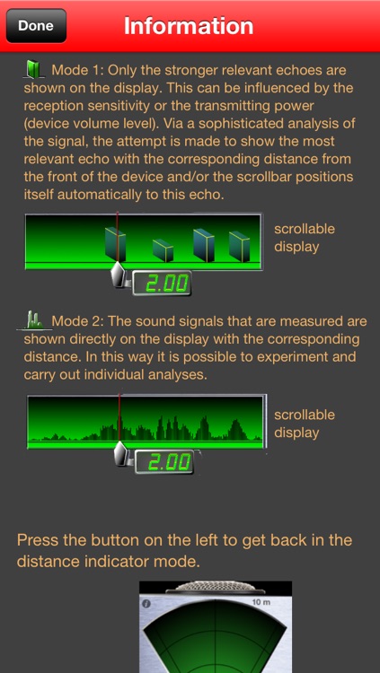 Distance Meter Bat Box sonar analyzer - range finder 2m screenshot-3