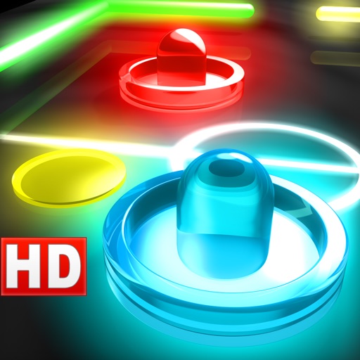 Glow Hockey 2 HD iOS App