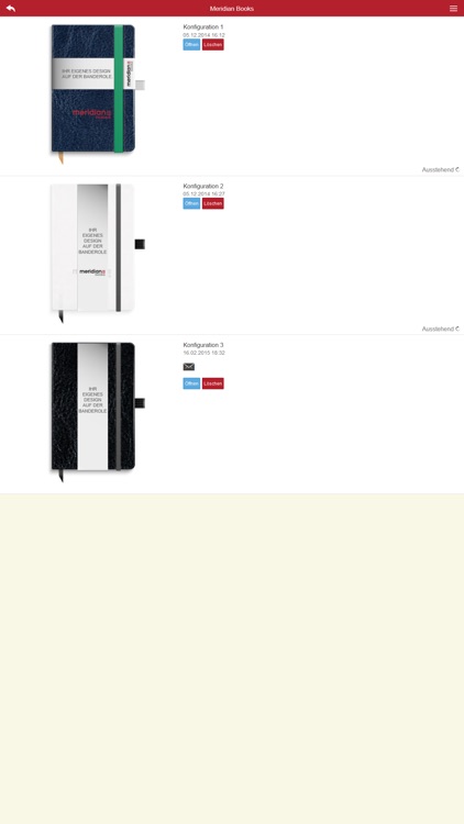 Notizbuch Konfigurator