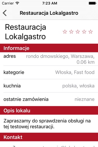 Lokalgastro.pl screenshot 2