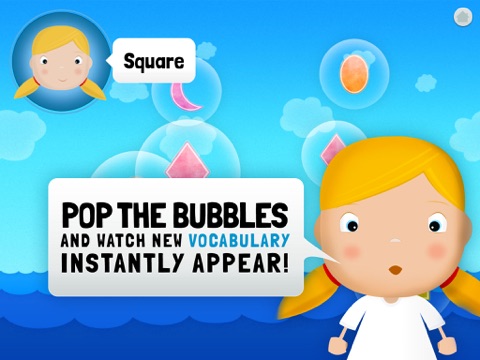 Learn English for Toddlers - Bilingual Child Bubbles Word Game screenshot 3